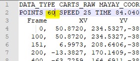 Follow-up Simul8 / Maya import dialog showing expected/written value or row-count mismatch.